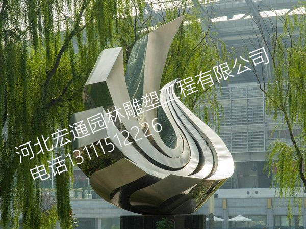 不锈钢鸽子雕塑，抽象鸽子雕塑