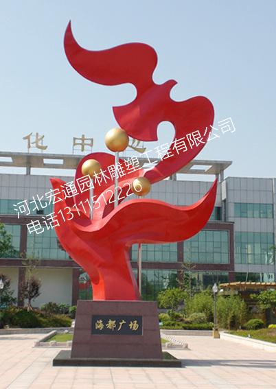 不锈钢鸽子雕塑